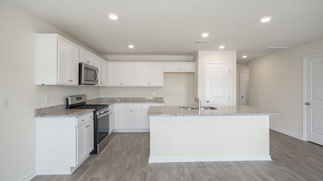 Furnished interior view inside a new home in Aspen Place, Thomasville (Image 6).