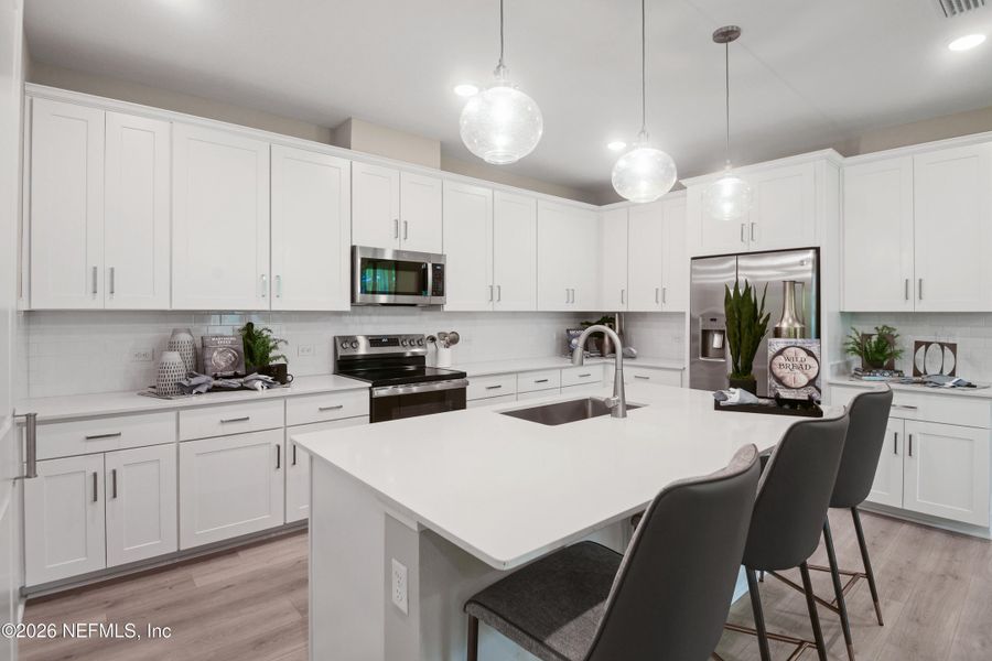 Furnished interior view inside a new home in , Palm Coast (Image 13).