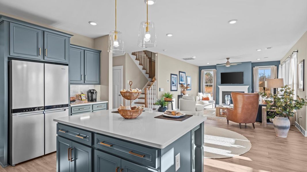 Kitchen of The Drayton Design by DRB Homes