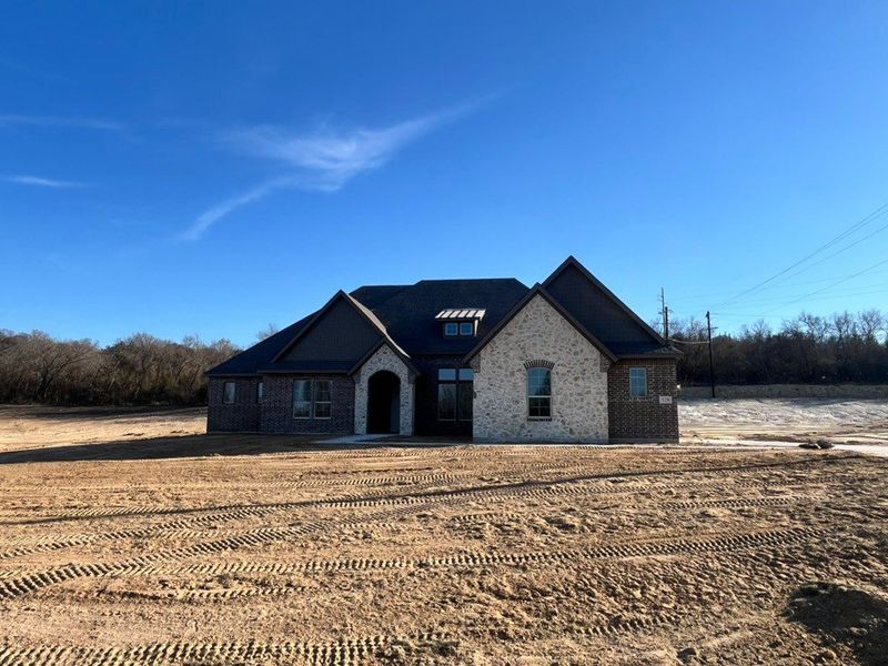 In-progress construction of a new home in Eagle Ridge Estates, Weatherford, TX (Image 4).