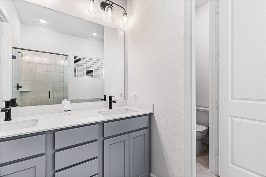 Furnished interior view inside a new home in , Humble (Image 17).