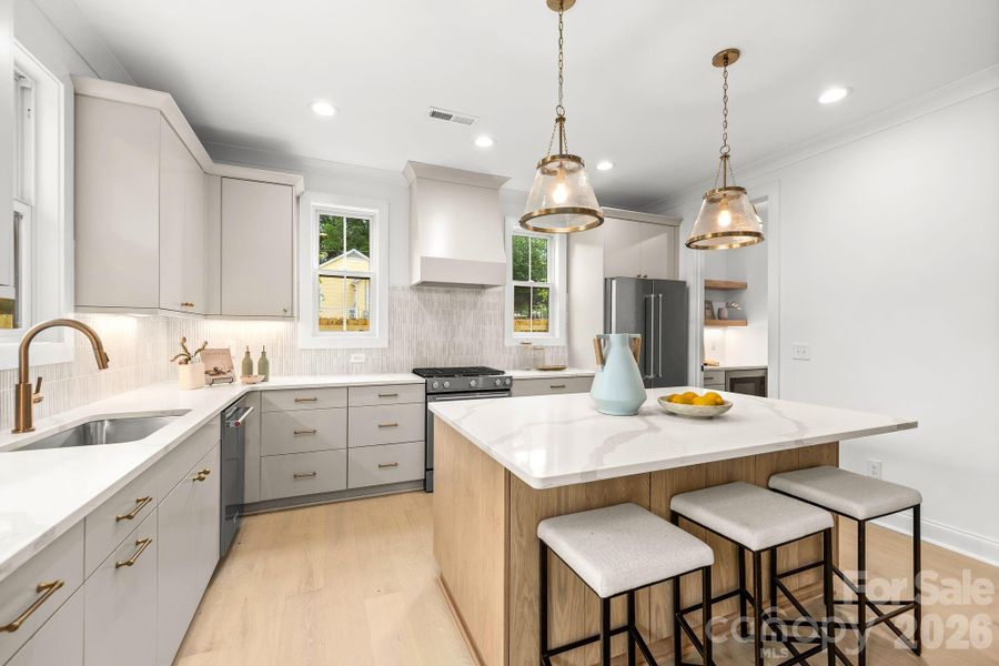 Furnished interior view inside a new home in , Charlotte (Image 7).