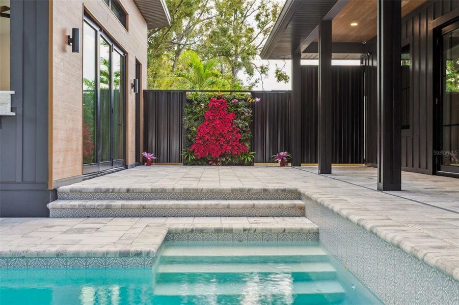 Exterior details and patio area of a home in , Tampa (Image 36). Exterior details and patio area of a home in , Tampa (Image 36).