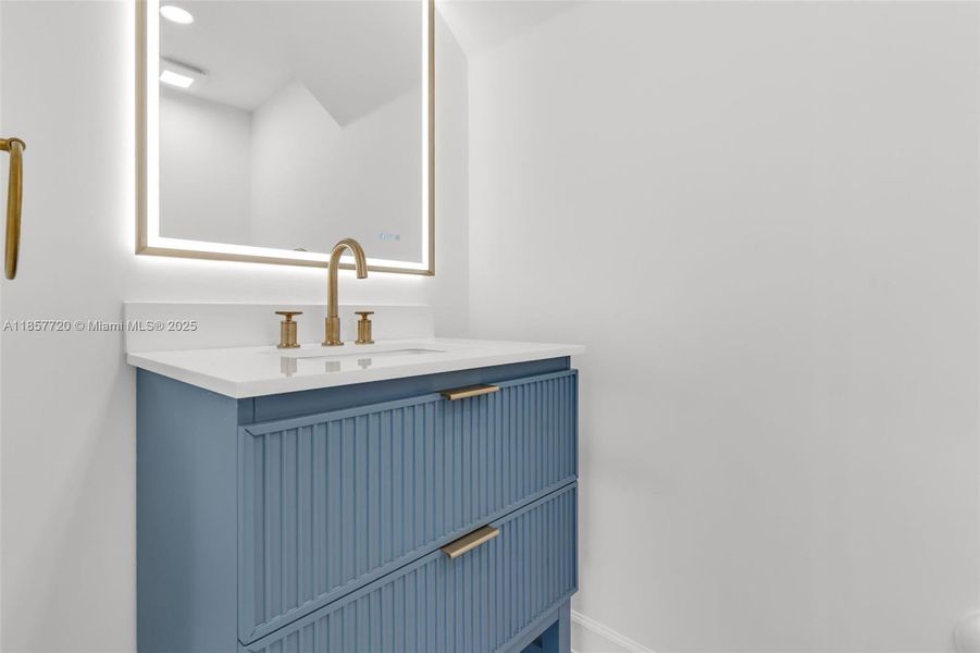 Furnished interior view inside a new home in , Miami (Image 10).