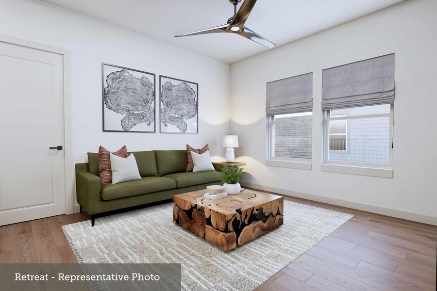 Furnished interior view inside a new home in Mustang Lakes, Celina (Image 5).