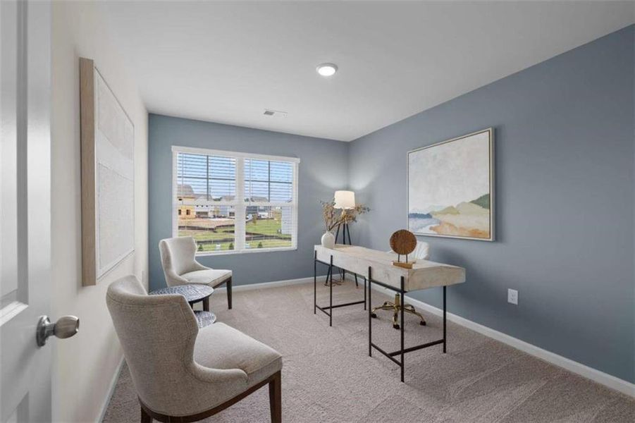 Furnished interior view inside a new home in Walden Park - The Retreat, Jonesboro (Image 45).