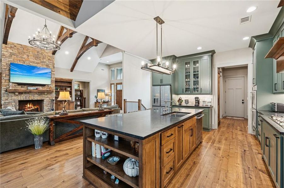 Furnished interior view inside a new home in , Dahlonega (Image 31).