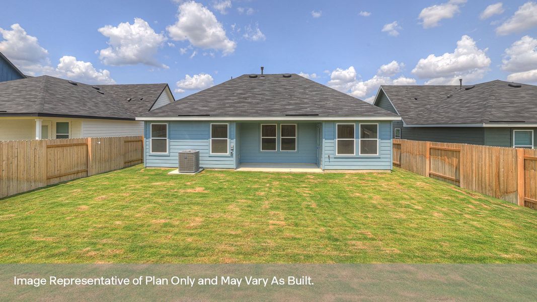 Exterior details and patio area of a home in Trace, San Marcos (Image 4).