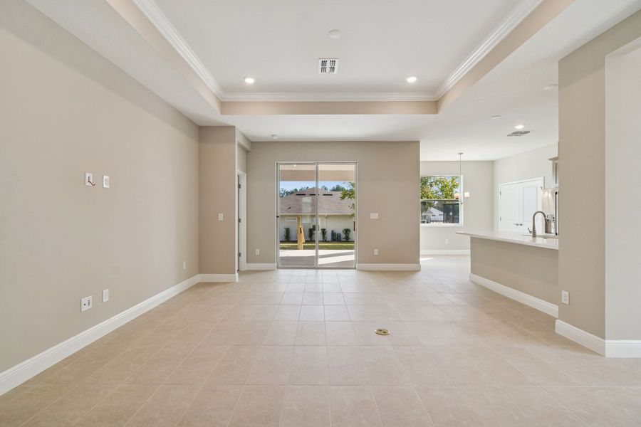 Representative unfurnished interior of a home built from the Juno by William Ryan Homes in Southern Hills Plantation, Brooksville (Image 41). Representative unfurnished interior of a home built from the Juno by William Ryan Homes in Southern Hills Plantation, Brooksville (Image 41).