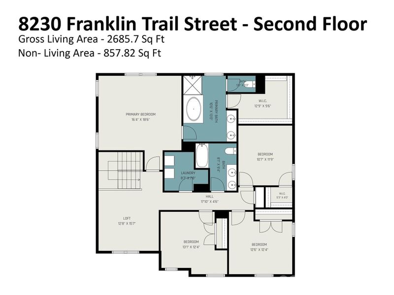 2D floor plan layout of this home in , Charlotte, NC (Image 6). 2D floor plan layout of this home in , Charlotte, NC (Image 6).