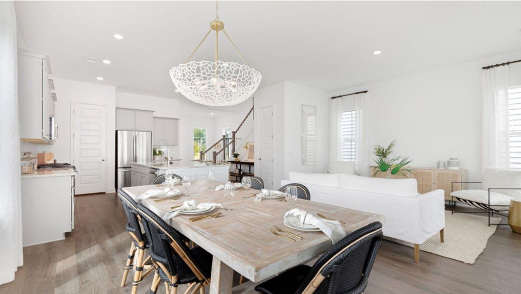Furnished interior view inside a new home in Carnes Crossroads, Summerville (Image 6).