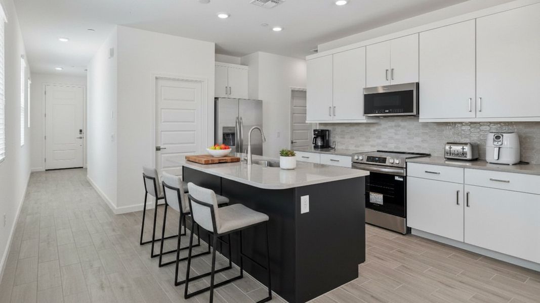 Furnished interior view inside a new home in The Buttes at Mystic, Peoria (Image 6).