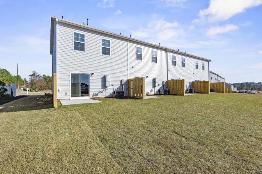 Exterior details and patio area of a home in Cypress Point, Aiken (Image 3). Exterior details and patio area of a home in Cypress Point, Aiken (Image 3).