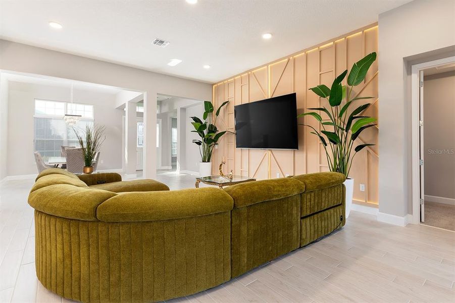 Furnished interior view inside a new home in Wolf Lake Ranch, Apopka (Image 18).