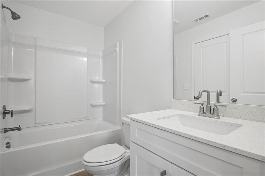 Furnished interior view inside a new home in The Village at River Green, Canton (Image 8).