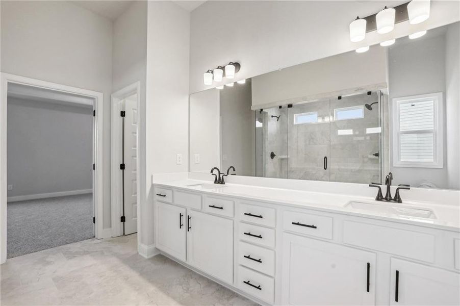 Furnished interior view inside a new home in Ponderosa Farms Manor, Gainesville (Image 4).