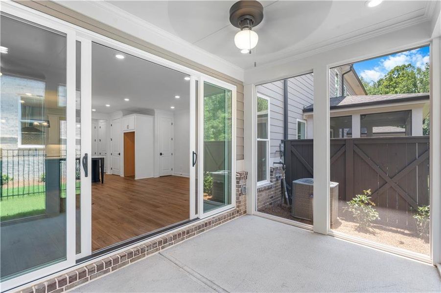 Exterior details and patio area of a home in , Peachtree Corners (Image 36).