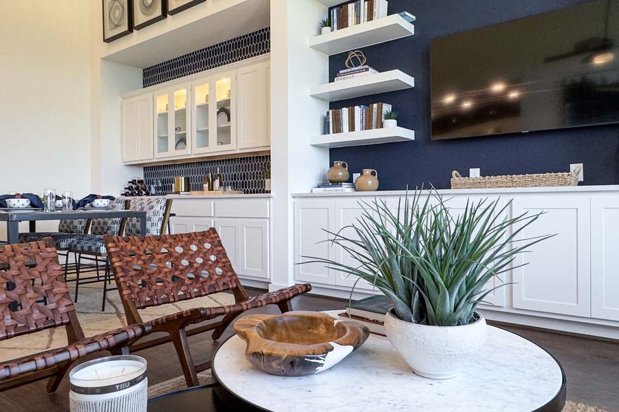 Representative Family Room - some options shown Representative Family Room - some options shown