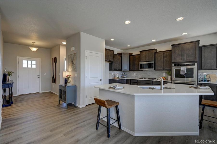 Furnished interior view inside a new home in , Peyton (Image 16).