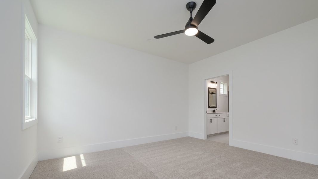 Representative unfurnished interior of a home built from the Bowen by D.R. Horton in The Village at Sandy Plains, Marietta (Image 16). Representative unfurnished interior of a home built from the Bowen by D.R. Horton in The Village at Sandy Plains, Marietta (Image 16).