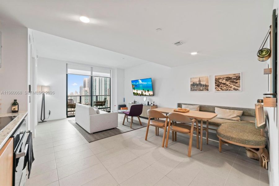 Furnished interior view inside a new home in , Miami (Image 4).