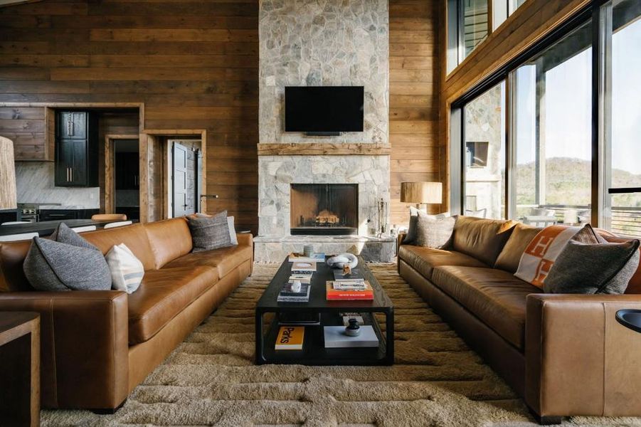 Furnished interior view inside a new home in , Mineral Bluff (Image 11).