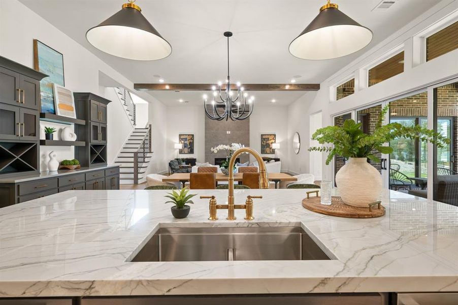 Close-up of interior finishes inside a home in The Resort on Eagle Mt. Lake, Fort Worth (Image 20).