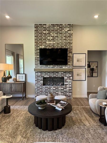 Furnished interior view inside a new home in Echo Grove, Cumming (Image 13).