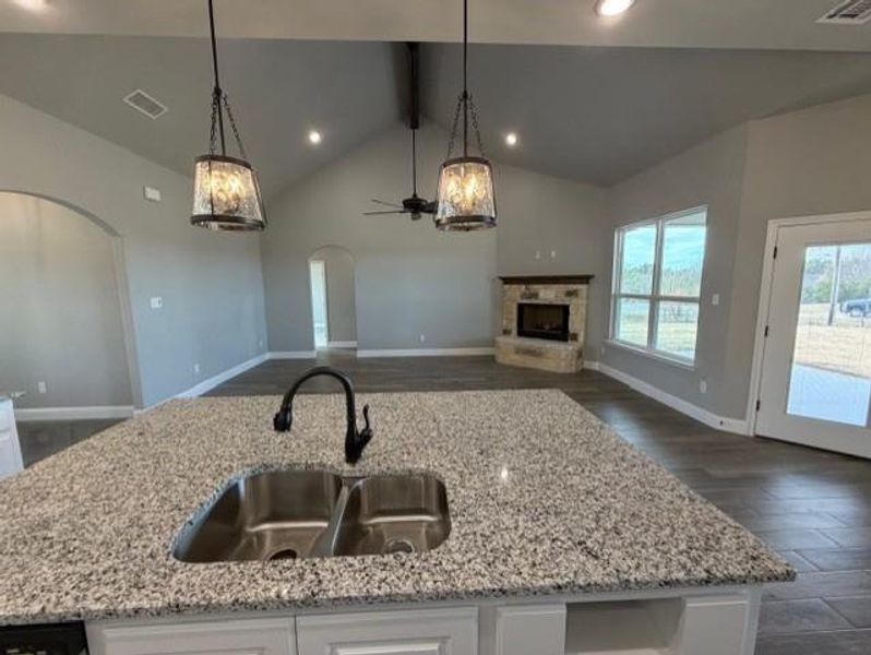 Close-up of interior finishes inside a home in , Azle (Image 11).