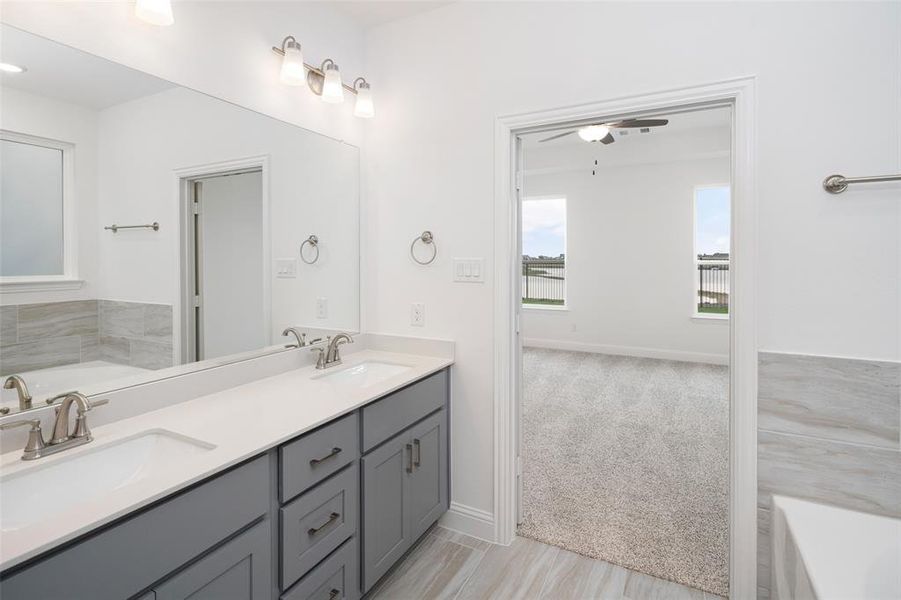 Furnished interior view inside a new home in Walden Pond, Forney (Image 9).