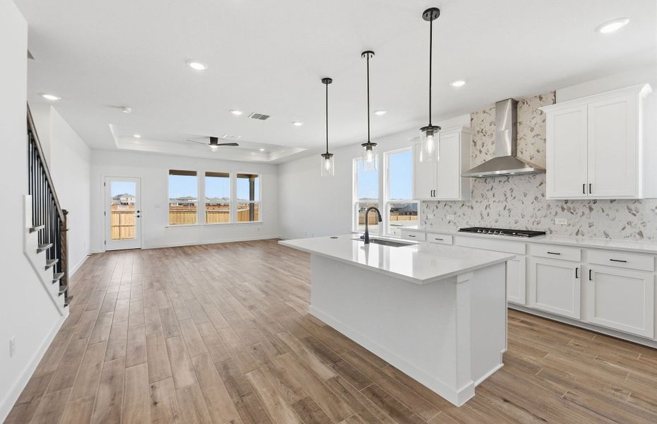 Furnished interior view inside a new home in Sunfield, Buda (Image 6).