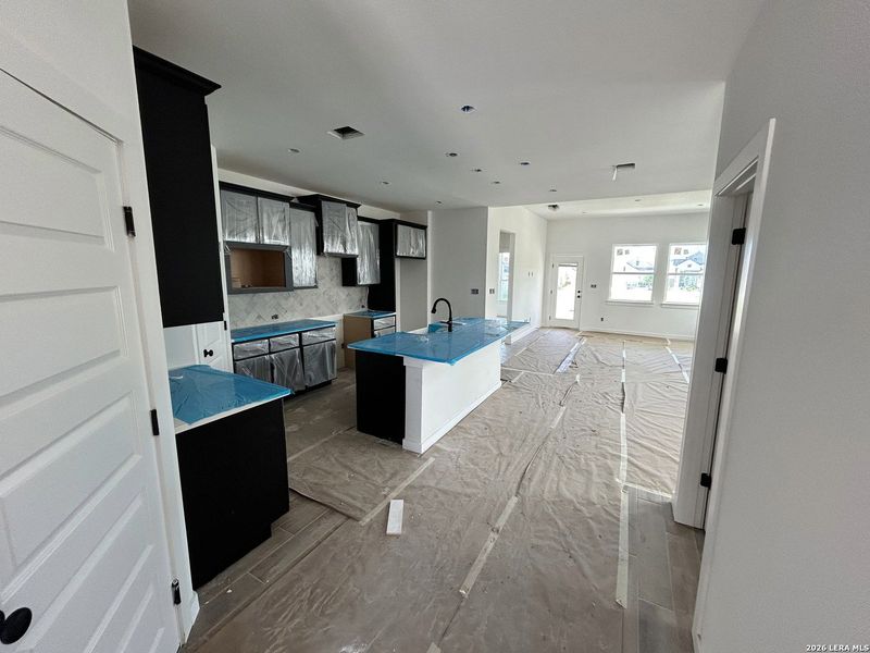 In-progress construction of a new home in Legacy at Lake Dunlap, New Braunfels, TX (Image 14).