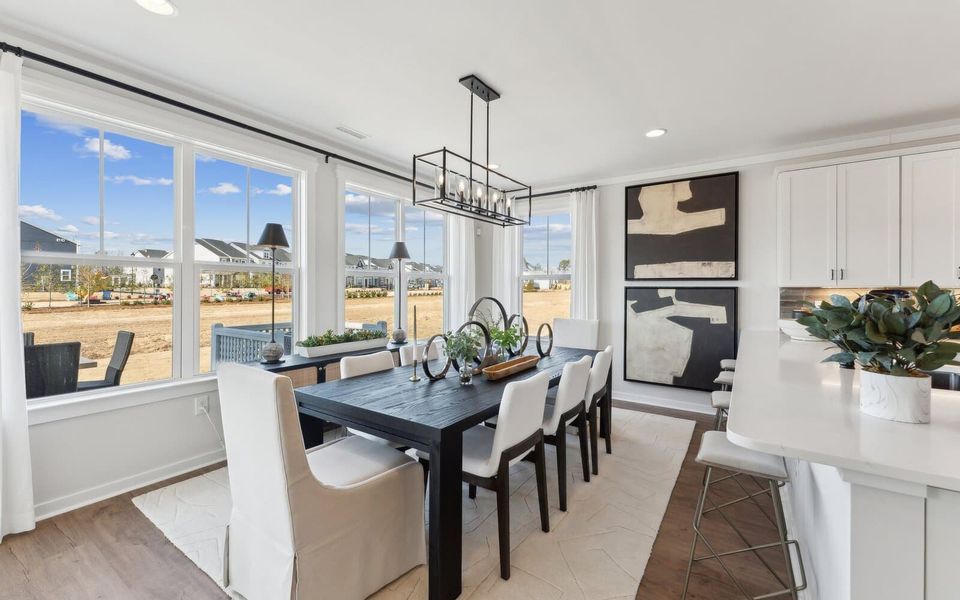 Furnished interior view inside a new home in Wendell Falls, Wendell (Image 8).
