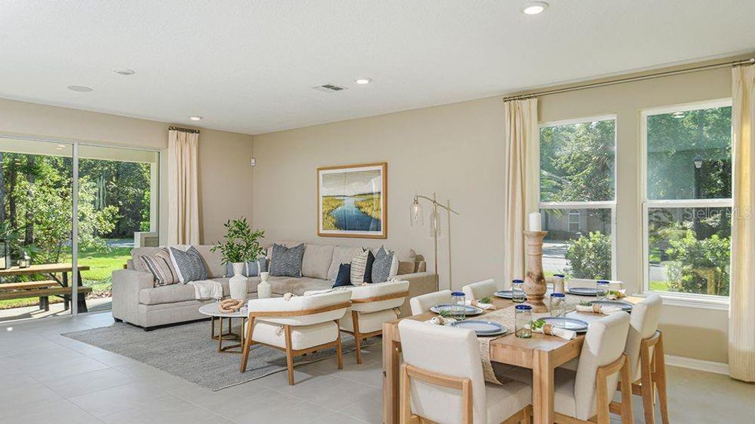 Furnished interior view inside a new home in Colbert Landings, Palm Coast (Image 12). Furnished interior view inside a new home in Colbert Landings, Palm Coast (Image 12).