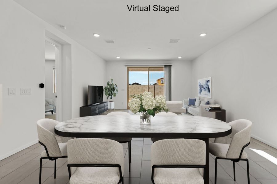 Furnished interior view inside a new home in Blackhawk, Tucson (Image 4).