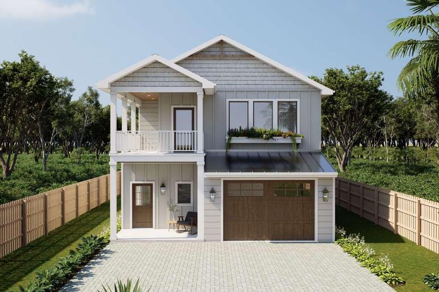 Front exterior of a new home in , Pinopolis, SC, highlighting curb appeal (Image 22). Front exterior of a new home in , Pinopolis, SC, highlighting curb appeal (Image 22).