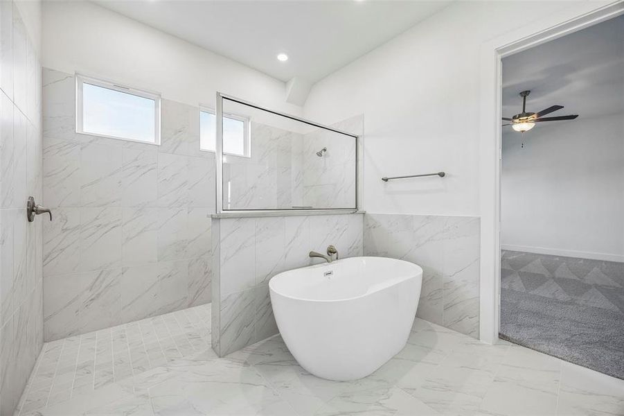 Furnished interior view inside a new home in Ten Mile Creek Estates, DeSoto (Image 10).