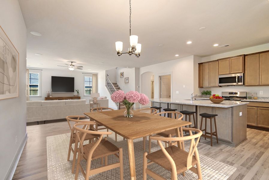 Harrington Dining, Kitchen, Living Area Furnished