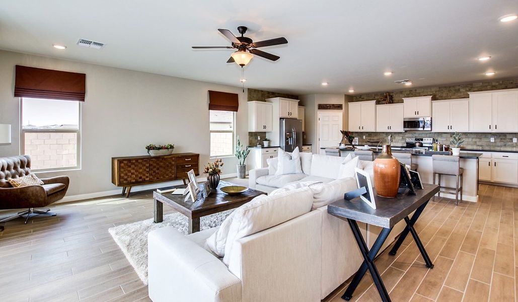 Furnished interior view inside a new home in Sycamore Vista, Vail (Image 6).
