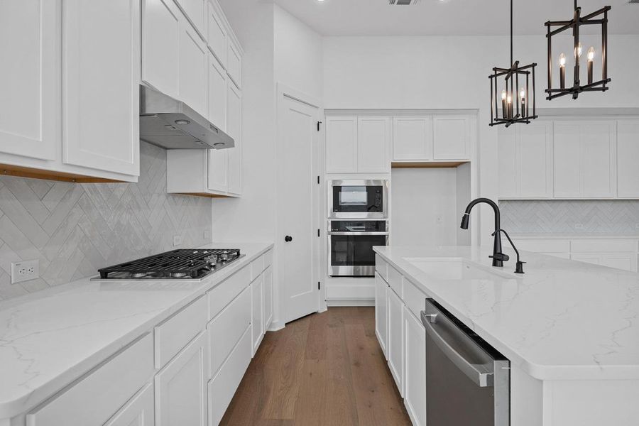 Furnished interior view inside a new home in Lakeside at Tessera on Lake Travis, Lago Vista (Image 5).