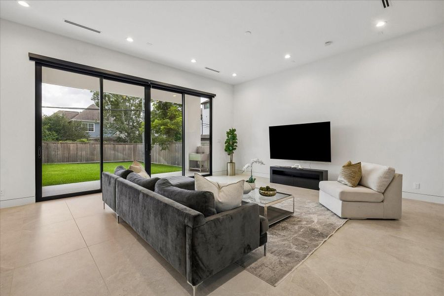 Furnished interior view inside a new home in , Houston (Image 8).