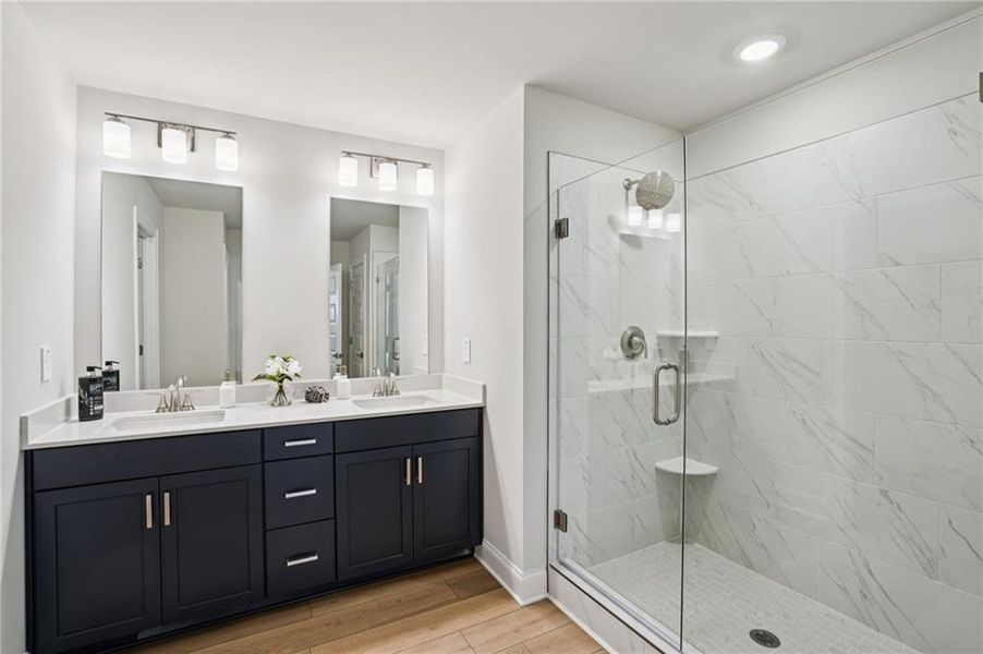 Furnished interior view inside a new home in Hemingway - Reserve Series, Cumming (Image 20).