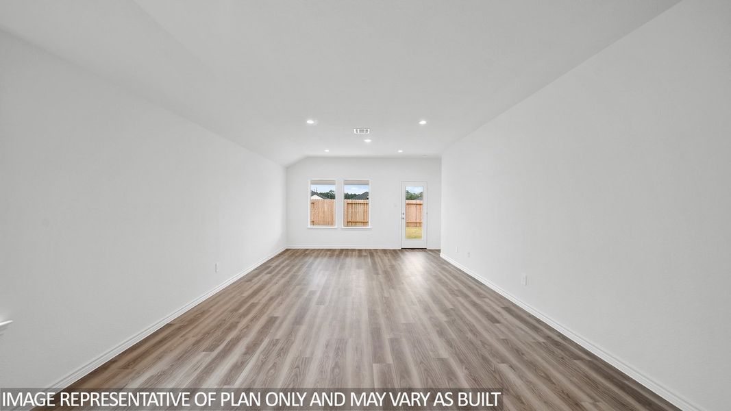 Representative unfurnished interior of a home built from the Gaven by D.R. Horton in Reserve at Mallard Lakes, Orange (Image 10).