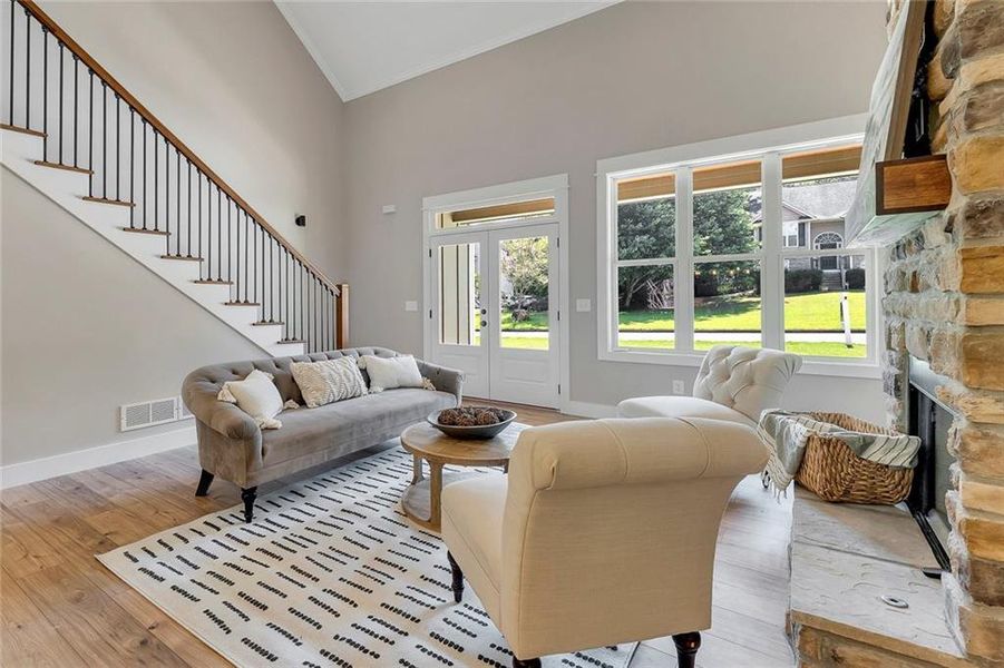 Furnished interior view inside a new home in , Jasper (Image 9). Furnished interior view inside a new home in , Jasper (Image 9).