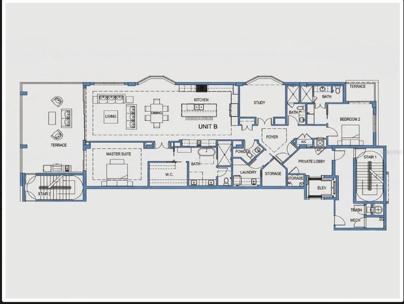 2D floor plan layout of this home in , Indian Rocks Beach, FL (Image 4). 2D floor plan layout of this home in , Indian Rocks Beach, FL (Image 4).