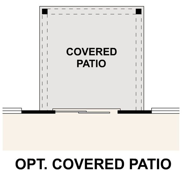 2D floor plan layout of this home in The Meadows at Asbury Ridge, York, SC (Image 3).