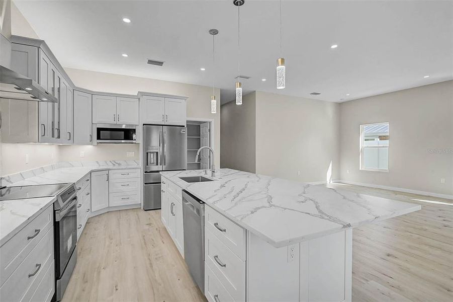 Furnished interior view inside a new home in , North Port (Image 9).