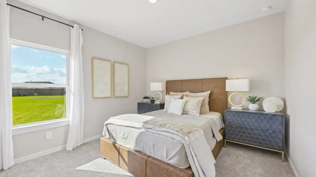 Furnished interior view inside a new home in Evergreen, Rosenberg (Image 21).
