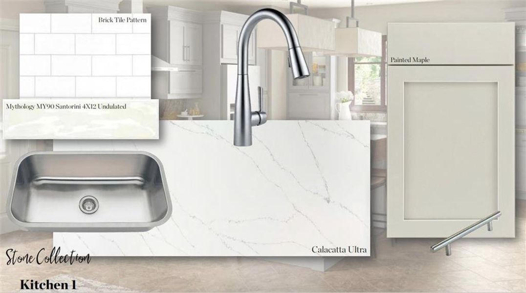 Sample of building materials used in homes in Waterhaven Townhomes, Cumming (Image 13).