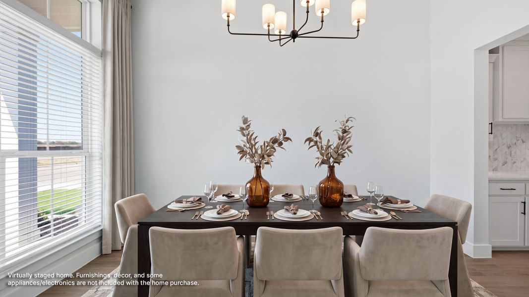 Furnished interior view inside a new home in Landmark, Denton (Image 8).